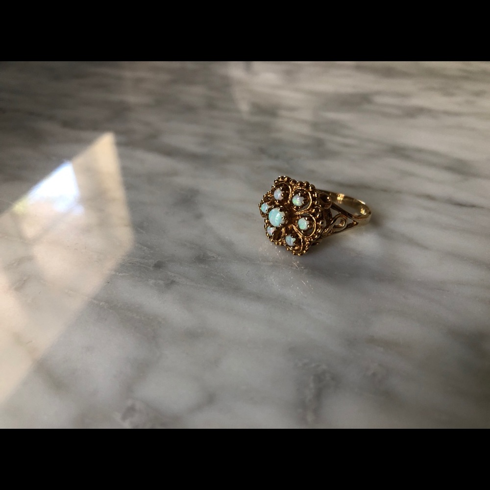 14k Gold SKAL Australian opal - Picture 3 of 8